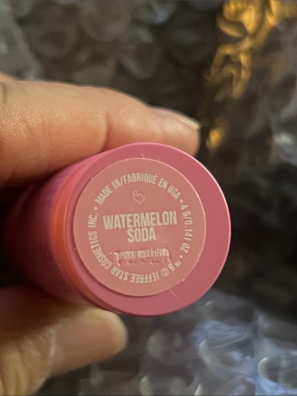 Jeffree Star watermelon soda Coral-Pink Matte Lipstick in Pink Tube - Picture 6 of 9